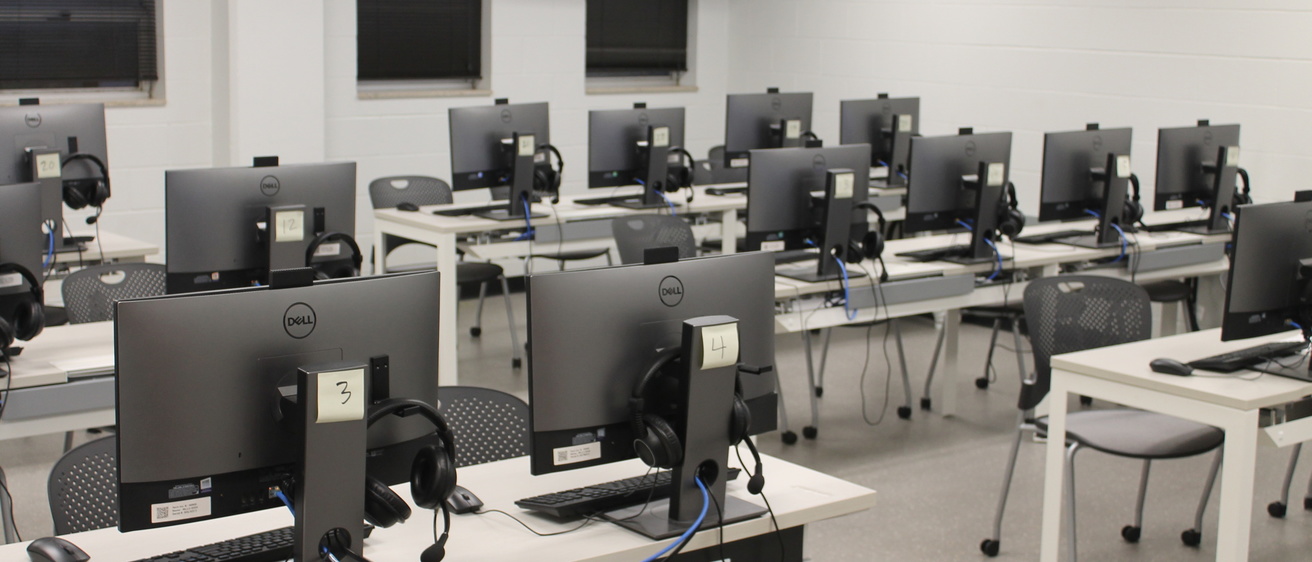 room 17 in Phillips Hall with 24 computers